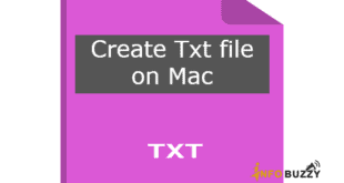 Create txt file on Mac