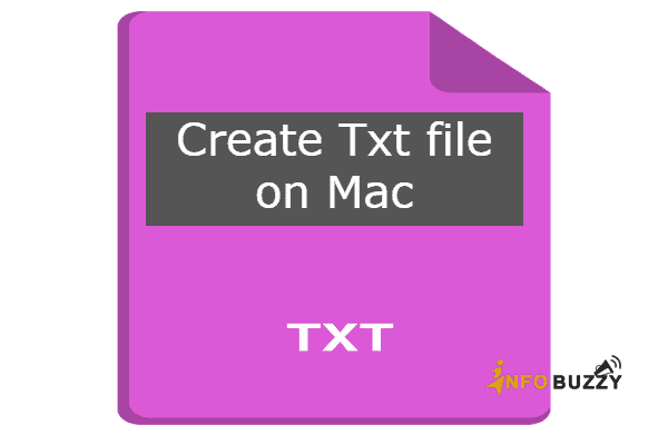 Create txt file on Mac