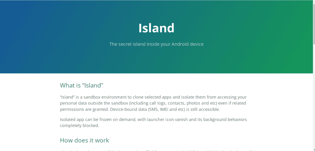 Island Software like SandBoxie